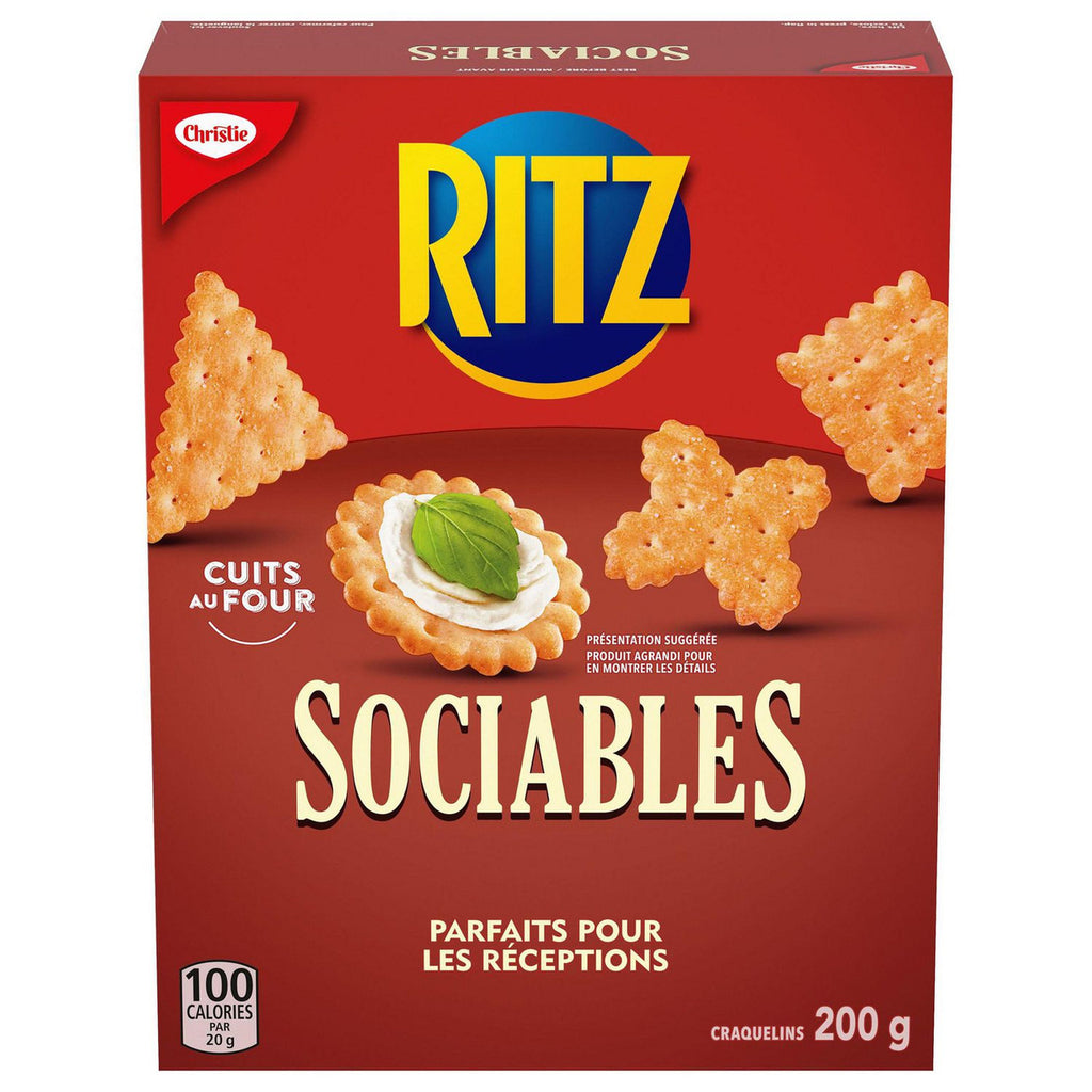 Christie Sociables Crackers, 200g/7.1 oz.,  {Imported from Canada}