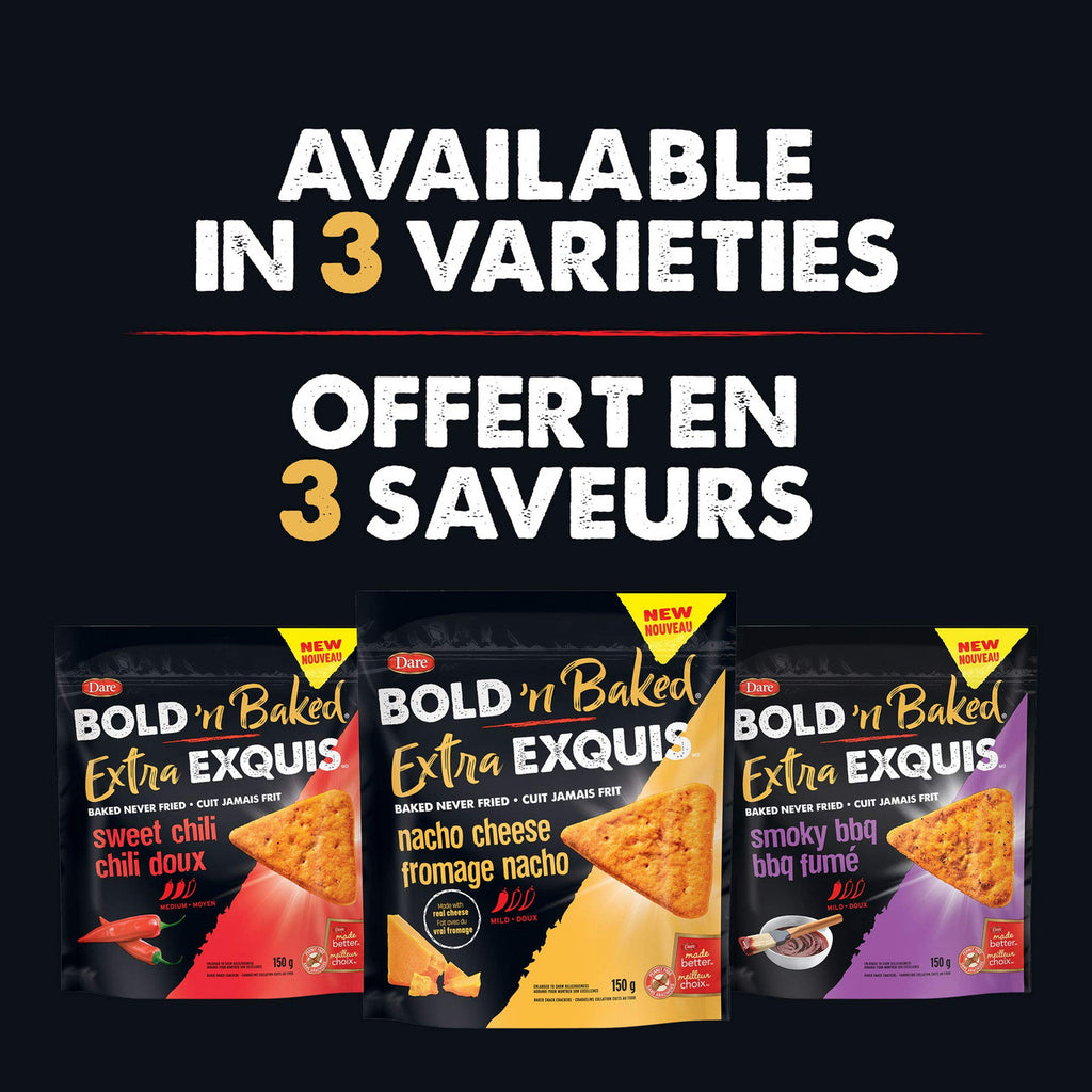 Dare Bold 'n Baked Sweet Chili Crackers, 150g/5.3 oz., {Imported from Canada}