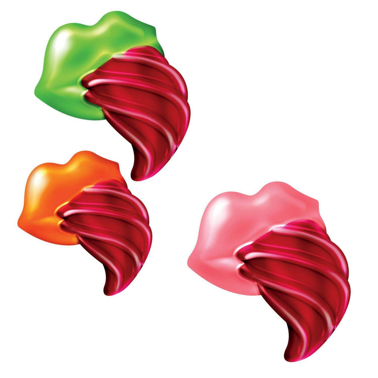 TWIZZLERS TONGUE TWISTER, Fruity Gummies, 182g/6.4 oz. Peg Bag, {Imported from Canada}