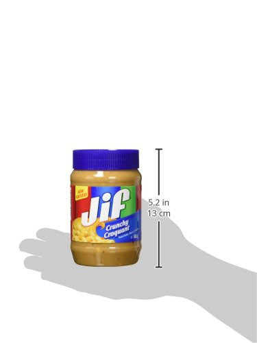 Jif Crunchy Peanut Butter 500g/17.6oz, (Imported from Canada)