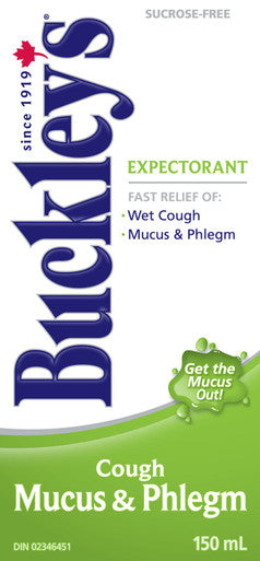 Buckley's Mucus & Phlegm Cough Syrup, 150ml/5.1 oz (Imported from Canada)