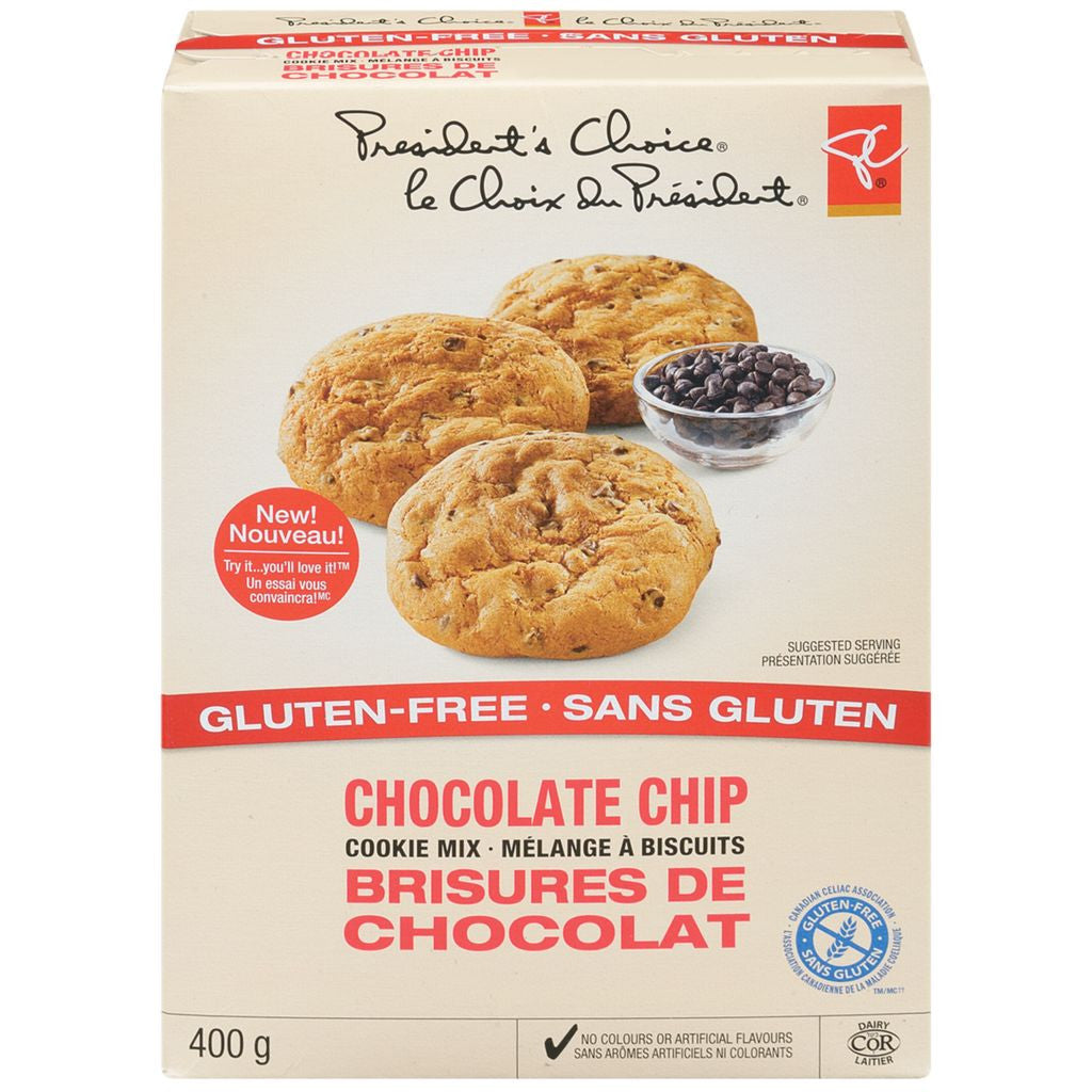 Presidents Choice Gluten-Free Chocolate Chip Cookie Mix 400g/14.1 oz