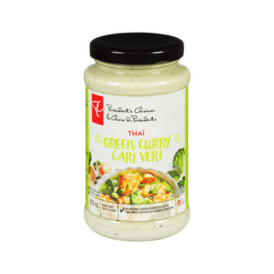 PC Thai Green Curry Cooking Sauce, 400ml/13.5 fl. oz., {Imported from Canada}