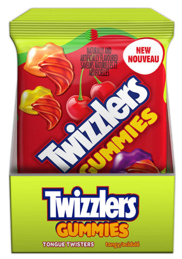 Twizzlers Gummies- Tangy Tongue Twisters Candy, 182g/6.4 oz. (10ct) {Imported from Canada}