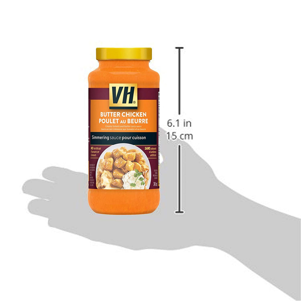 VH Butter Chicken Cooking Sauce, 341ml/11.5oz, Jar {Imported from Canada}
