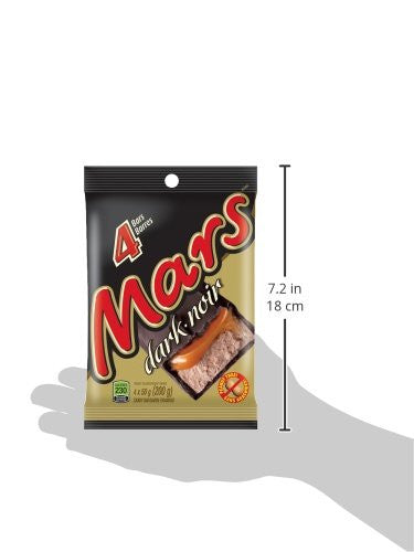 Mars Dark Chocolate 4 pack 200g/7.05oz {Imported from Canada}