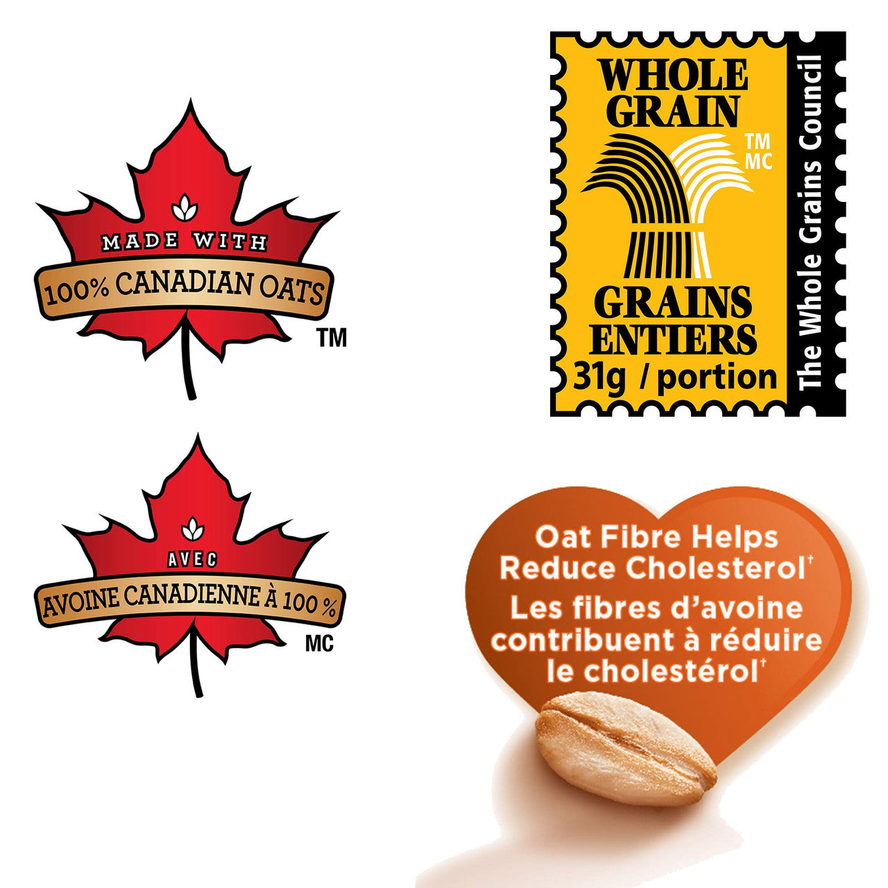 Quaker One Minute Oats 900g/31.7 oz {Imported from Canada}