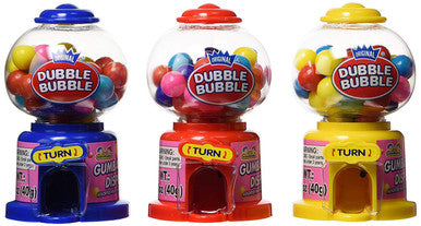Kidsmania Dubble-Bubble Mini Gumball Machine (12 Units) 1.15kg/16.93oz. {Imported from Canada}