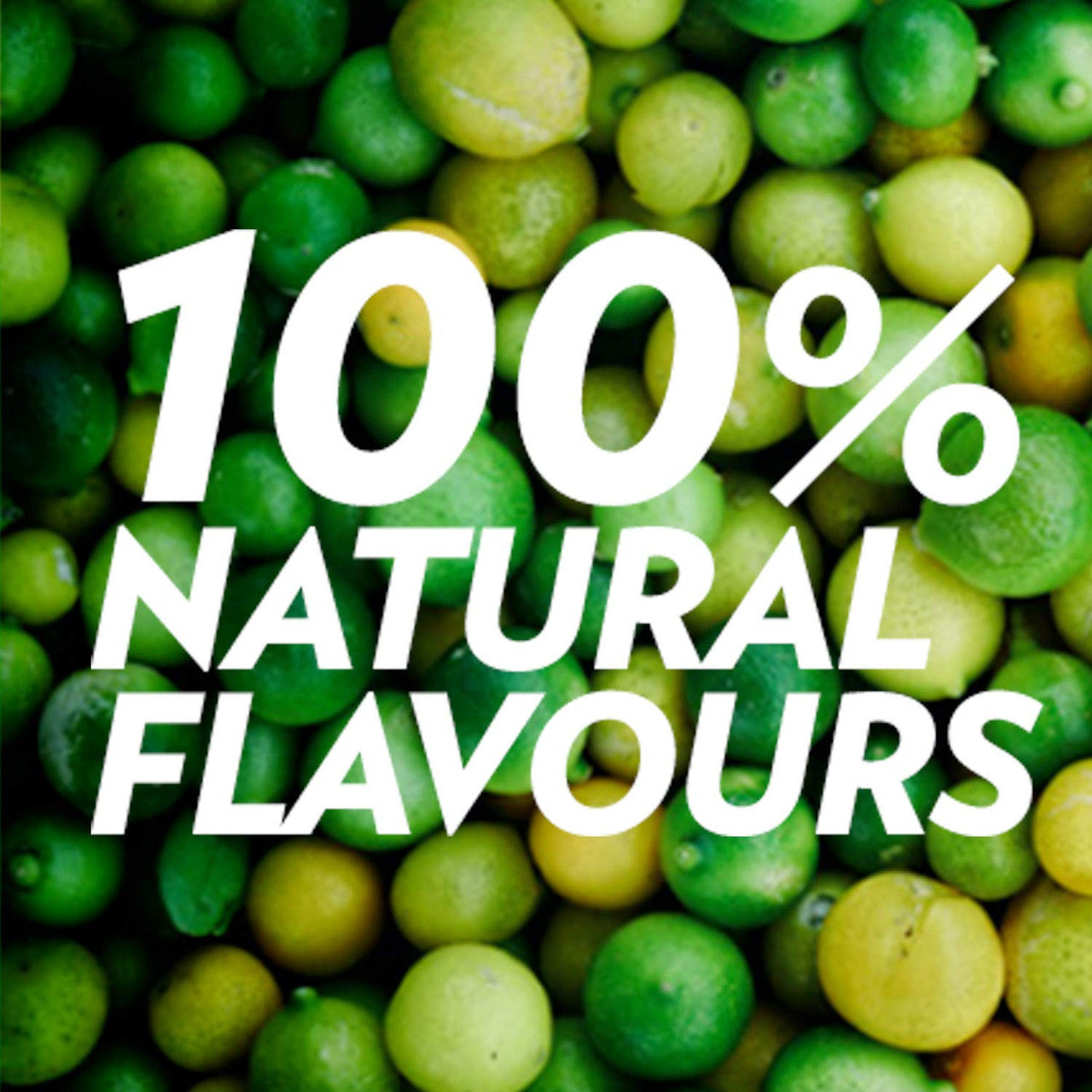 100% Natural flavors label for Sprite Lemon-Lime And Tea Flavored Soda, 4.26L, 12x355mL/12.5 fl. oz