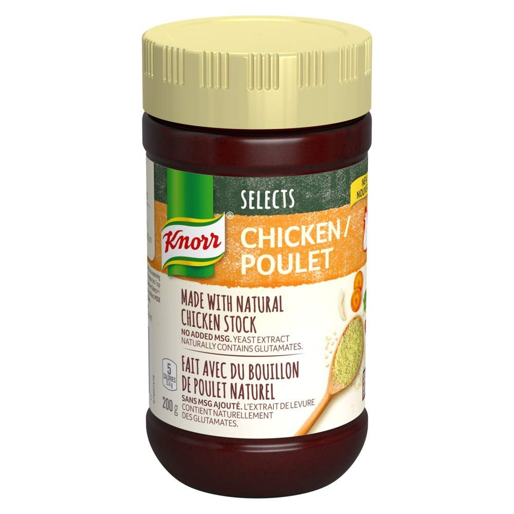 Knorr Selects Chicken Bouillon Powder, 200g/7.1oz., {Imported from Canada}