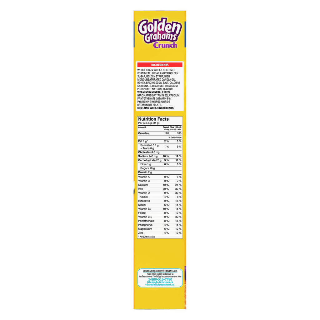 General Mills, Golden Grahams Cereal, Family Size, 548g/19oz., {Imported from Canada}