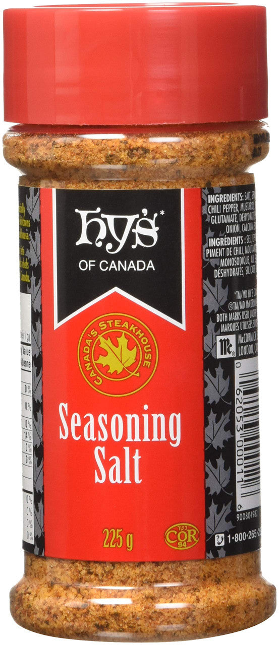 Hy's of Canada, Seasoning Salt, 225g/7.93oz., {Imported from Canada}