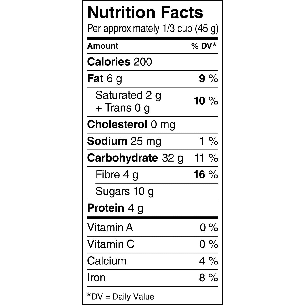 QUAKER HARVEST CRUNCH Apple Crumble Flavour Granola Cereal, 470g/16.6 oz., (Pack of 16) {Imported from Canada}