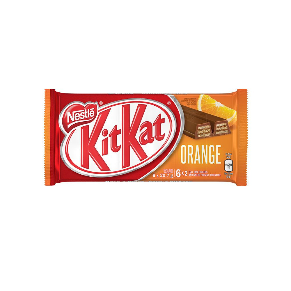 Nestle, KIT KAT, 2 Finger, Orange Chocolate, (6x20.7g) {Imported from Canada}