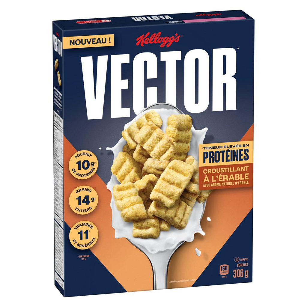 Vector Maple Crunch Cereal 306g/10.8 oz., {Imported from Canada}