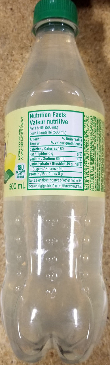 Sprite Lemonade  500ml/16.9 Fl oz. 12ct , soft drinks {Imported from Canada}