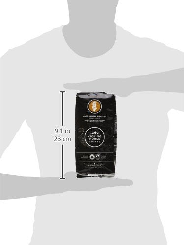 Kicking Horse Organic Medium Roast Whole Bean Coffee, Cliff Hanger, 1 lb