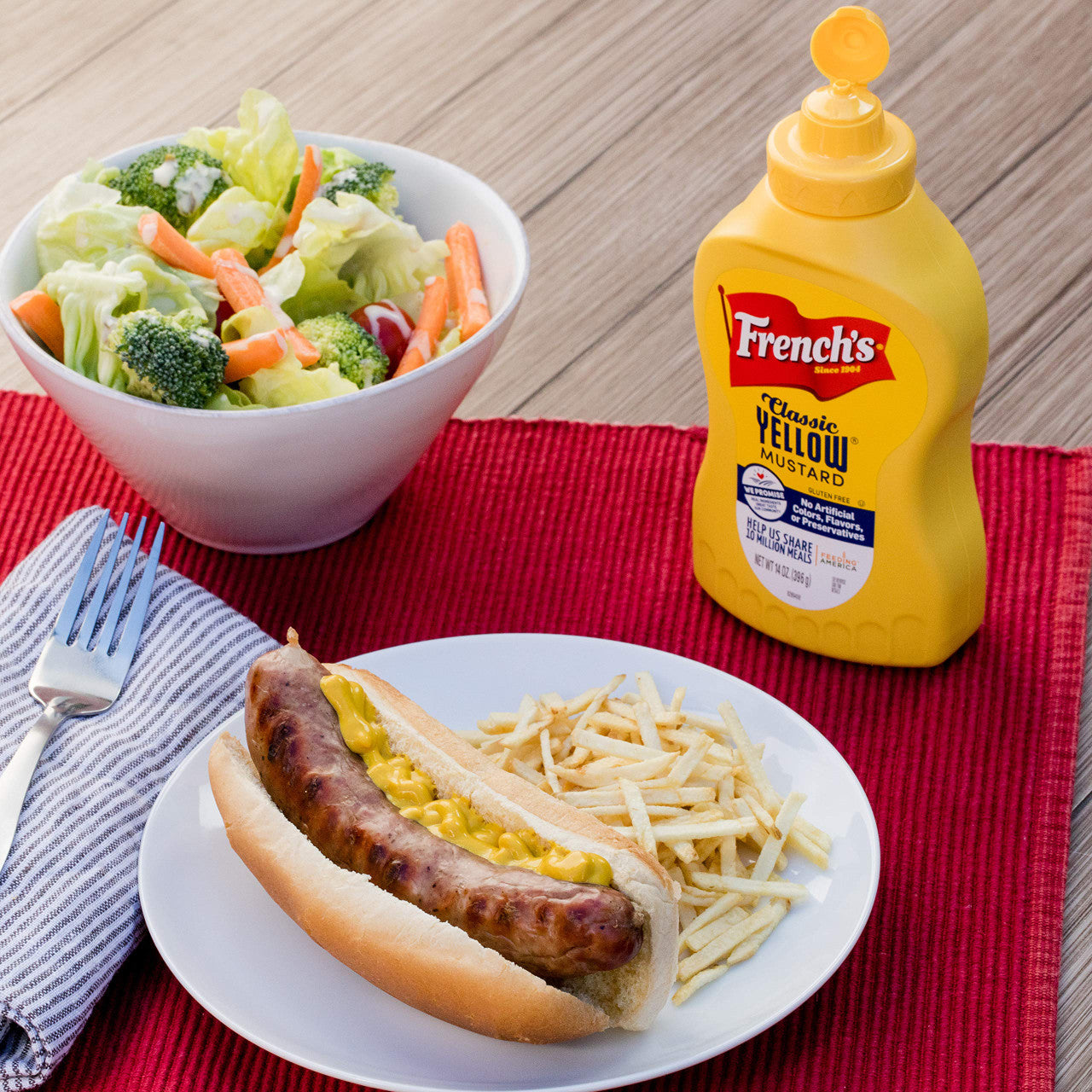 French's, Classic Yellow Mustard, 225ml/7.6 fl. oz., {Imported from Canada}