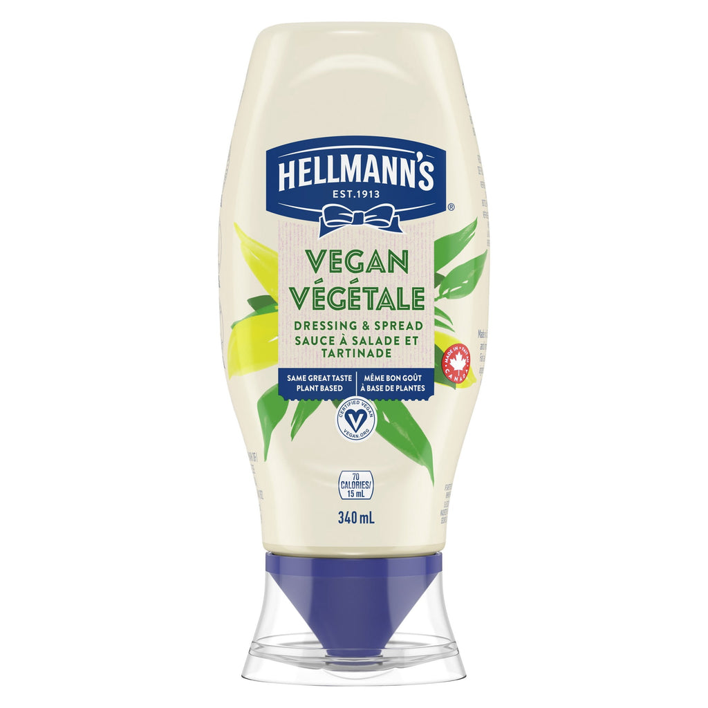 Hellmann's Vegan Dressing & Sandwich Spread, 340ml/12 oz. Squeeze Bottle