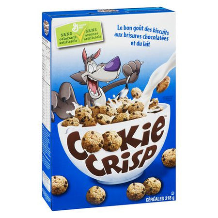 General Mills, Cookie Crisp Cereal, 318g/11.2oz., {Imported from Canada}