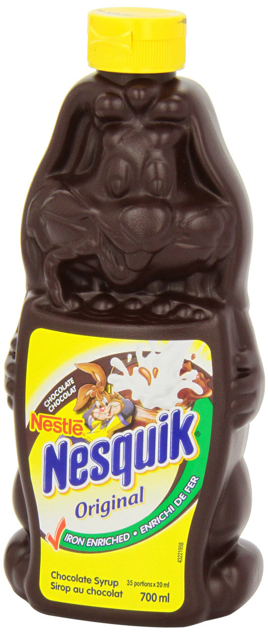 Nesquik Original Chocolate Syrup - 700ml/23.7 fl. oz., {Imported from Canada}