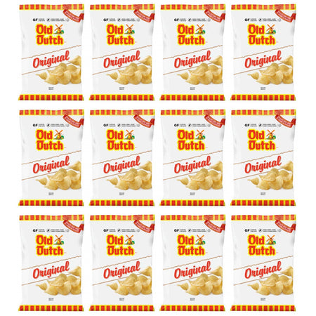 Old Dutch Original Potato Chips (12 Bags x 40g/ 1.4oz) Bundle {Imported from Canada}