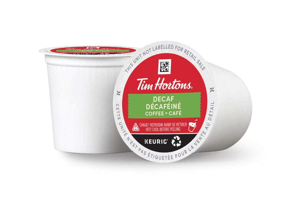 Tim Hortons Medium Roast K-cup Decaf Coffee 30 Count, {Imported from Canada}