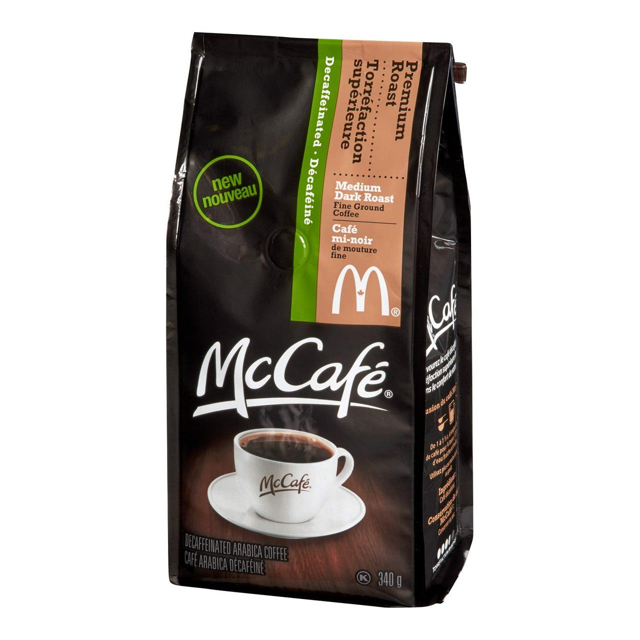 McCafe Premium Roast Decaf. Coffee, 340g / 12oz {Imported from Canada}