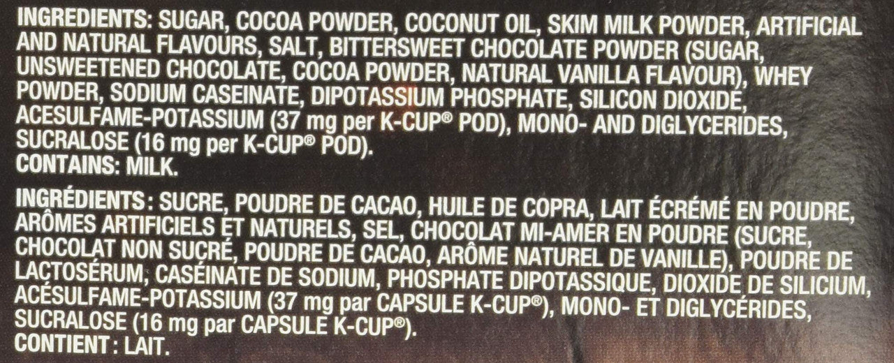 Dosettes K-Cup® de chocolat chaud à la vanille Laura Secord