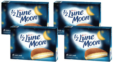 Vachon  1/2 Moon Vanilla Cakes (4 Box) 6 Cakes  {Imported from Canada}