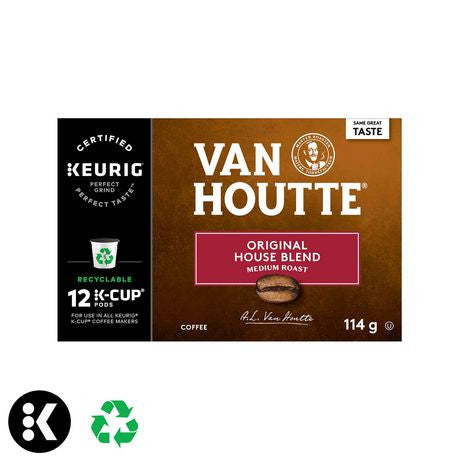 Keurig Van Houtte Original House Blend Medium Roast K-Cup PODS (12ct) (Canadian)