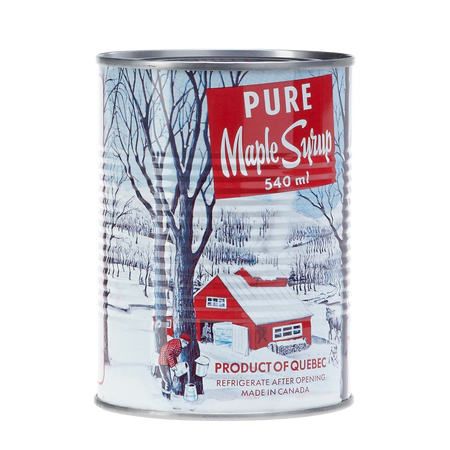 Decacer Pure Maple Syrup, #1 Medium, 540ml/18.26oz. Can,(8pk) (Imported from Canada)