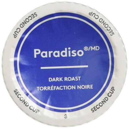 Second Cup Paradiso Dark Roast Coffee, 24-Count {Imported from Canada}