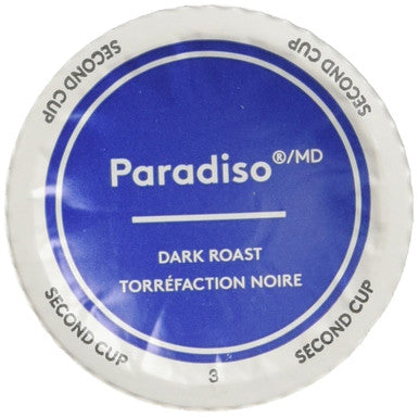 Second Cup Paradiso Dark Roast Coffee, 24-Count {Imported from Canada}