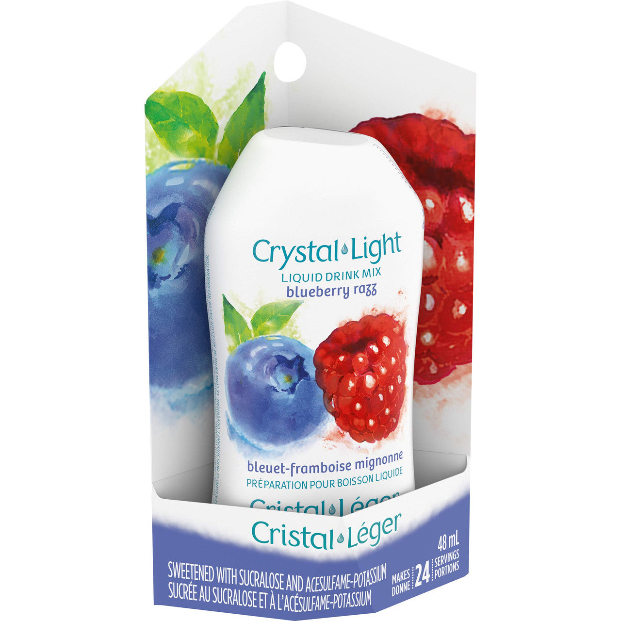 Crystal Light Liquid Drink Mix, Blueberry Razz, 48mL/1.6 oz. (16pk) {Imported from Canada}