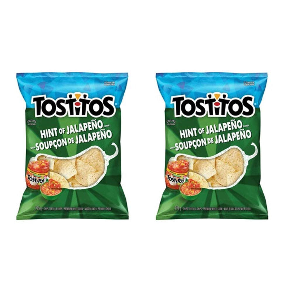 Tostitos Hint of Jalapeno Tortilla Chips 275g/9.7oz, 2-Pack {Imported from Canada}