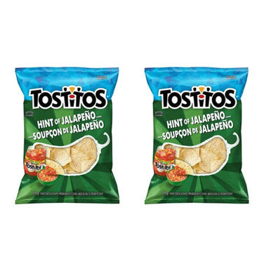 Tostitos Hint of Jalapeno Tortilla Chips 275g/9.7oz, 2-Pack {Imported from Canada}