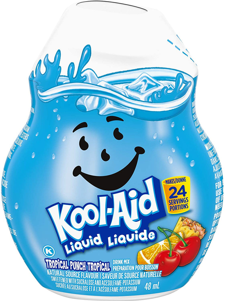 Kool-Aid Liquid Drink Mix, Tropical Punch, 48mL/1.6 fl.oz. (Pack of 12) {Imported from Canada}