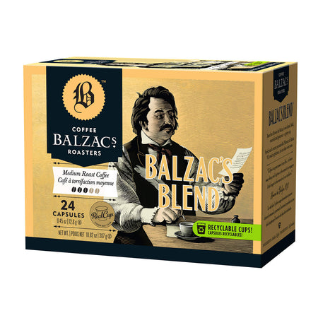 Balzac's Coffee Roasters Balzac's Blend, (24pk) {Imported from Canada}