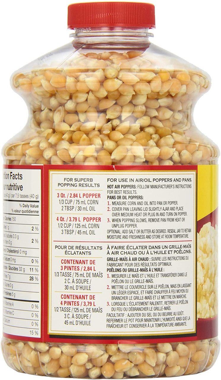 Orville Redenbacher Popcorn - Kernels Original (12 pk, 850g/30 oz.) {Imported from Canada}