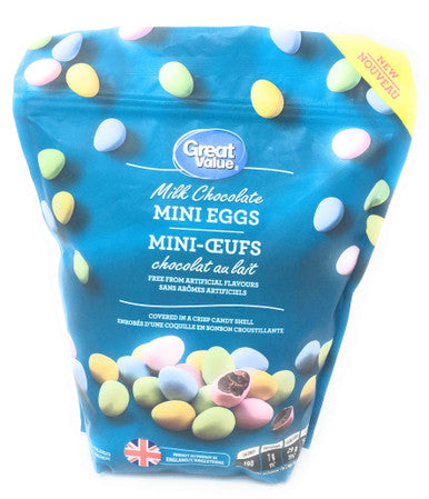 Great Value - Milk Chocolate Mini Eggs - 900g/32 oz., {Imported from Canada}