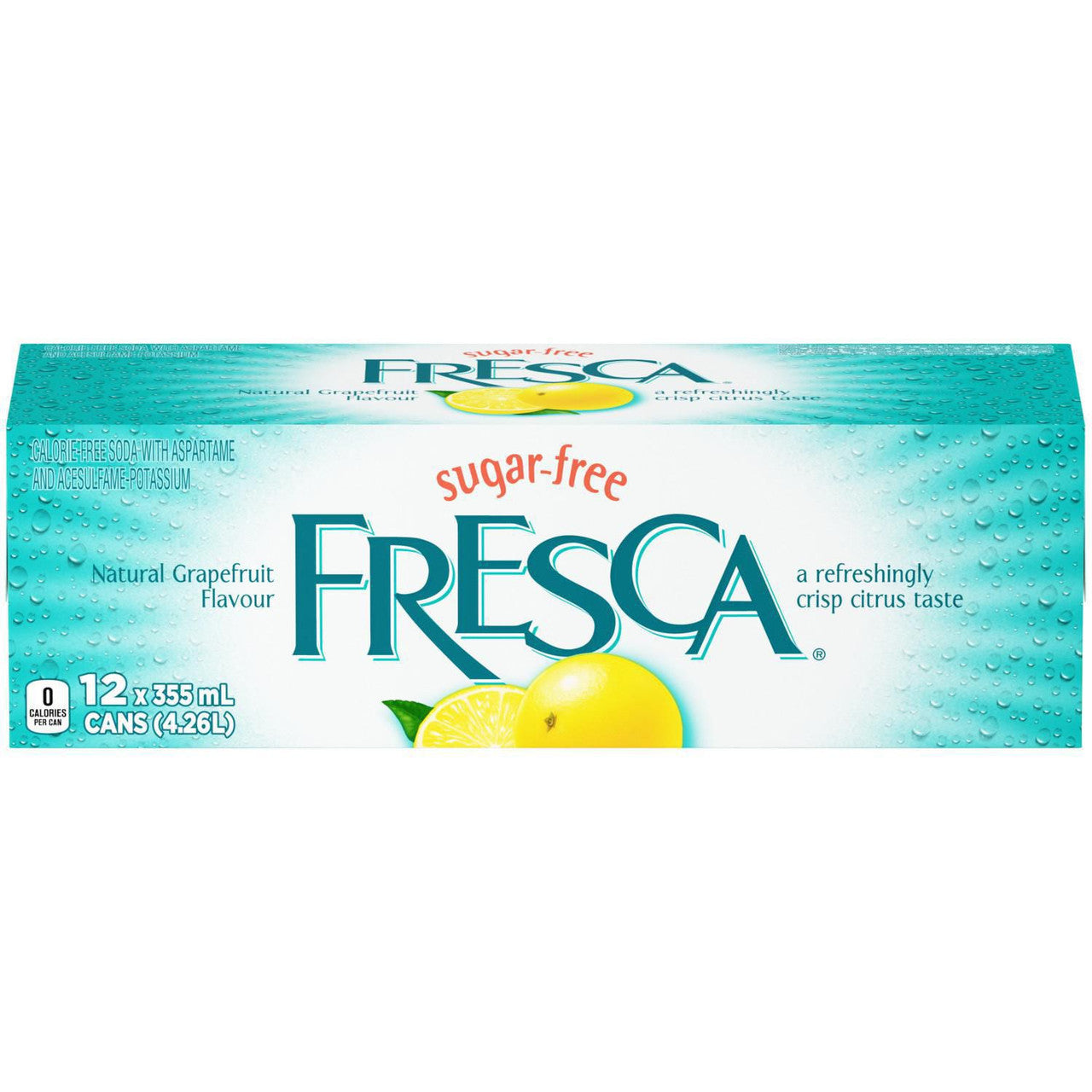 Fresca Soft Drink Soda 355mL/12 oz. Cans, 12pk {Imported from Canada}