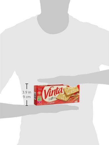 Vinta Crackers, Original Delicious Bold Taste of 8 Grains and Seeds No Artificial Flavors, No Cholesterol, Peanut Free - Delicious Plain or Topped, 8.8-ounce. (Pack of 12 )