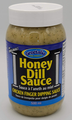 The Original Greetalia Honey Dill Sauce 500ml 17oz {Imported From Canada}