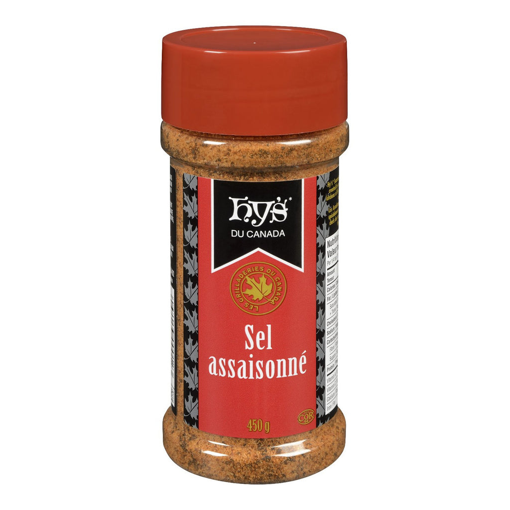 Hy's Seasoning Salt - 450g/15.9oz., 12 Pack {Imported from Canada}