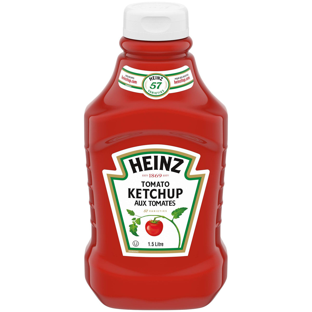HEINZ Ketchup, 1.5 Liters/50.72 Fluid Ounces {Imported from Canada}