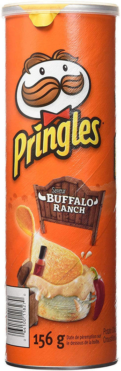 Pringles Buffalo Ranch Flavour Chips, 156g/5.5 oz., {Imported from Canada}