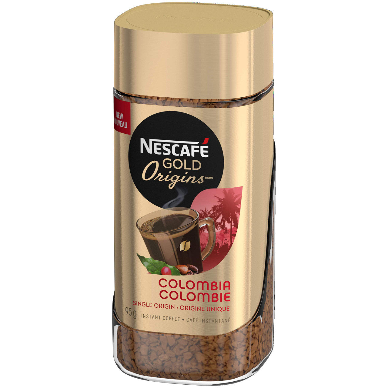 NESCAFE Gold Origins Colombia Coffee Jar, 95g/3.4 oz., {Imported from Canada}