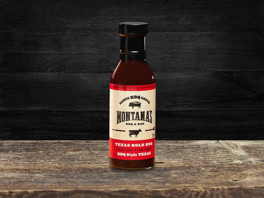 Montana's Texas Bold BBQ Sauce, picture of bottle
