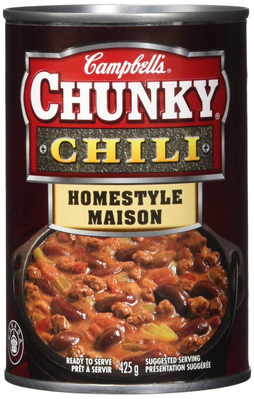 Campbell's Chunky Chili Homestyle, 425g/15oz., {Imported from Canada}